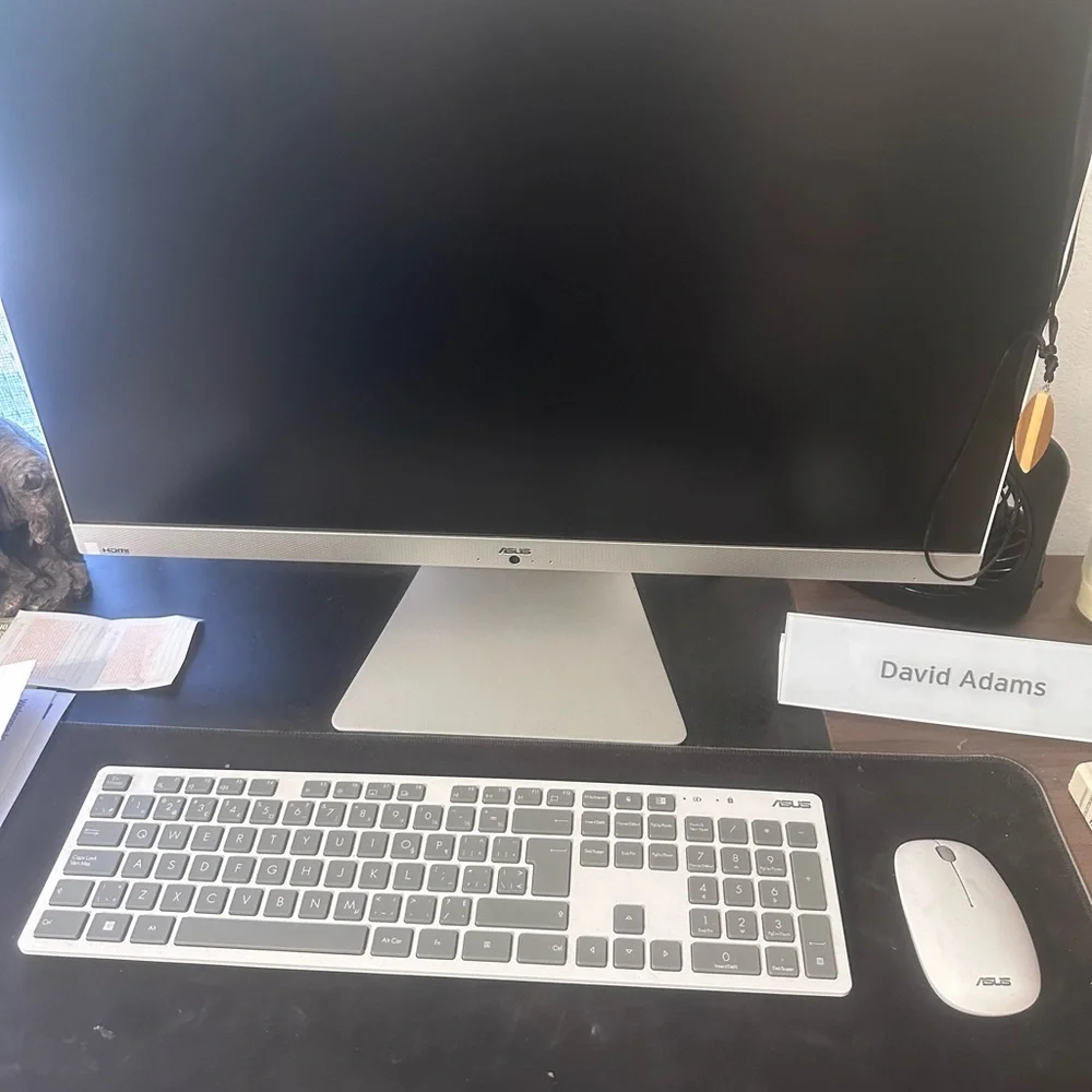 ASUS All-in-One Desktop - Silver and White